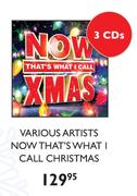 Various Artists Now That's What I Call Christmas-3 CDs