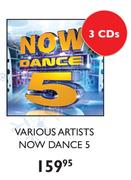 Various Artists Now Dance 5-3 CDs