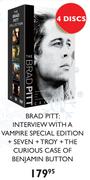 Brad Pitt 4 Discs Set