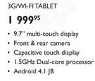 Polaroid 3G/ Wi-Fi Tablet