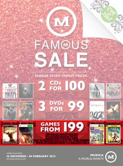 Musica : Famous Sale (26 Dec - 4 Feb 2015), page 1