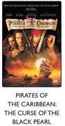 Pirates Of The Caribbean: The Curse Of The Black Pearl DVD-Each