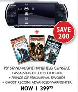 PSP Stand-Alone Handheld Console + Games