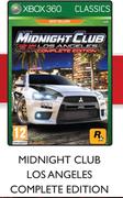 Xbox 360 Midnight Club Los Angeles Complete Edition