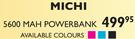 Michi 5600mAh Powerbank