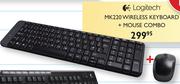 Logitech MK220 Wireless Keyboard+ Mouse Combo