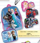 Back Pack+Lunchbag Combo-Each