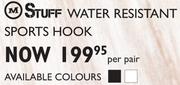 Stuff Water Resistant Sports Hook- Per Pair