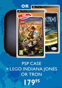 PSP Case+Lego Indiana Jones Or Tron