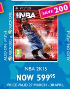 PS3 NBA 2K15