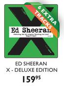 Ed Sheeran X-Deluxe Edition