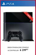 PS4 500GB Standalone Console & Controller