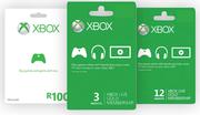 Xbox Live 3-Month Gold Card