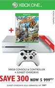 Xbox One 500GB Console & Controller+ Sunset Overdrive