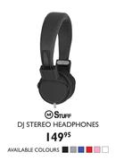 Stuff DJ Stereo Headphones
