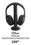 Stuff Wireless Headphone & Transmitter