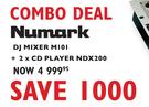 Numark Dj Mixer M101 + 2xCD Player NDX200