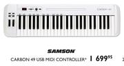  Samson Carbon 49 USB Midi Controller