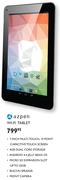 Azpen Wi-Fi Tablet