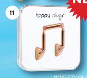 Happy Plugs-Deluxe Earbud With Mic & Remote-Per Pair