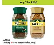 Jacobs Kronung Or Gold Instant Coffee-For Any 2 x 200g