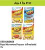 Ster Kinekor Popz Microwave Popcorn (All Variants)-For Any 4 x 3's