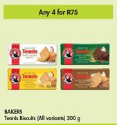 Bakers Tennis Biscuits (All Variants)-For Any 4 x 200g
