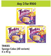 Tinkies Sponge Cakes (All Variants)-For Any 3 x 6 x 45g