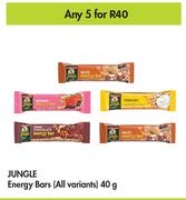 Jungle Energy Bars (All Variants)-For Any 5 x 40g
