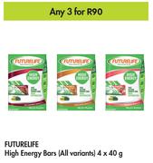 Futurelife High Energy Bars (All Variants)-For Any 3 x 4 x 40g