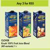 Clover Krush 100% Fruit Juice Blend (All Variants)-For Any 3 x 1L