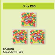 Baxtons Choo Chewz-For 3 x 100's