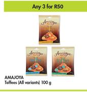 Amajoya Toffees (All Variants)-For Any 3 x 100g