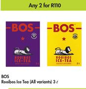 BOS Rooibos Ice Tea (All Variants)-For Any 2 x 3L
