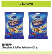 Bluebird Chocolate & Toffee Selection-For 2 x 400g
