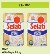 Selati White sugar 2.5kg - For 2