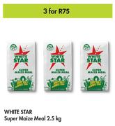 White Star Super Maize Meal 2.5kg - For 3