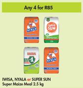 Iwisa, Nyala Or Super Sun Super Maize Meal 2.5kg - For Any 4
