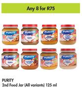 Purity 2nd Food Jar (All Variants) 125ml - For Any 8