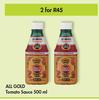 All Gold Tomato Sauce-For 2 x 500ml