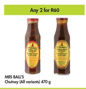 Mrs Balls Chutney (All Variants)-For Any 2 x 470g