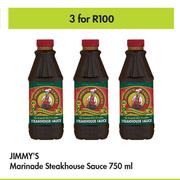 Jimmy's Marinade Steakhouse Sauce-For 3 x 750ml
