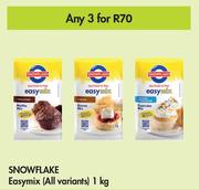Snowflake Easymix (All Variants)-For 3 x 1Kg