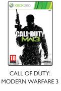 XBox 360 Call Of Duty: Modern Warfare 3 