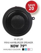 M-Stuff Mini Hamburger Speaker