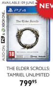 The Elder Scrolls Tamriel Unlimited PS4
