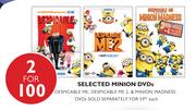 Selected Minion DVDs-Each