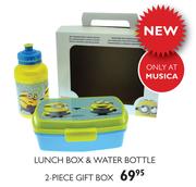 Lunch Box & Water Bottle 2 Piece Gift Box