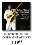 Oliver Mtukudzi One Night At Sixty