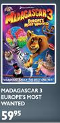 Madagascar 3 Europe's Most Wanted DVD-Each